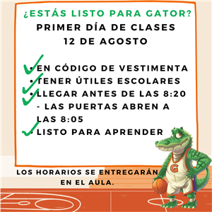 Gator Ready image - spanish